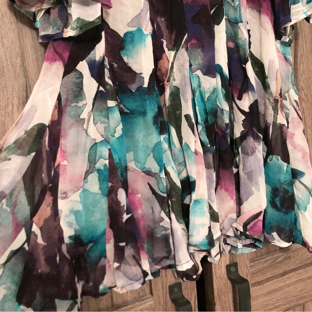 Anthropologie Flutter-Sleeve Dress - Picture 4 of 7